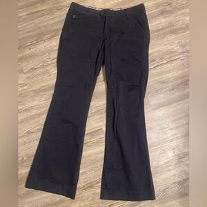 NWOT Darkest Navy Boot-Cut Flare Chinos 14